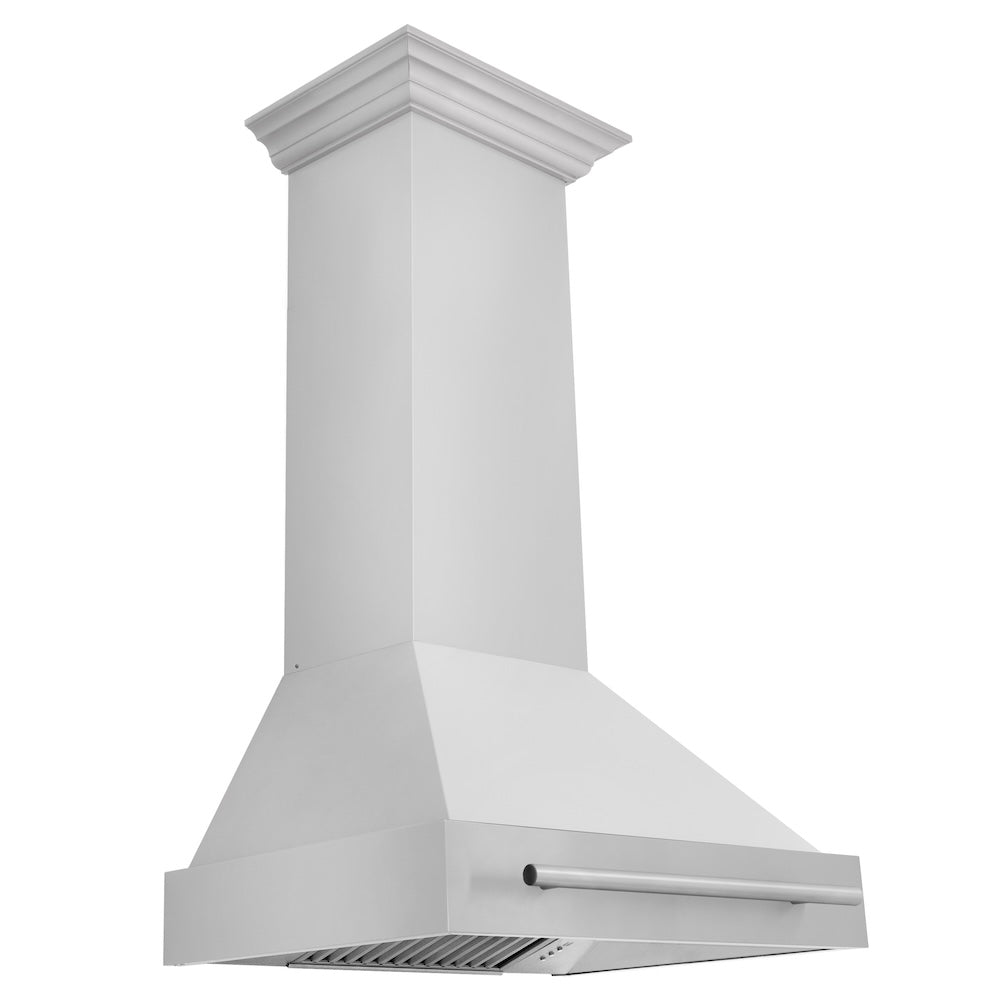 ZLINE 30-inch range hood in stainless steel 8654STX-30, view 4