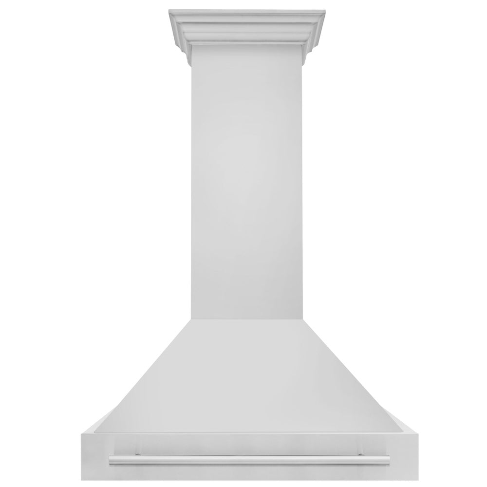 ZLINE 36-inch range hood in stainless steel 8654STX-36, front view