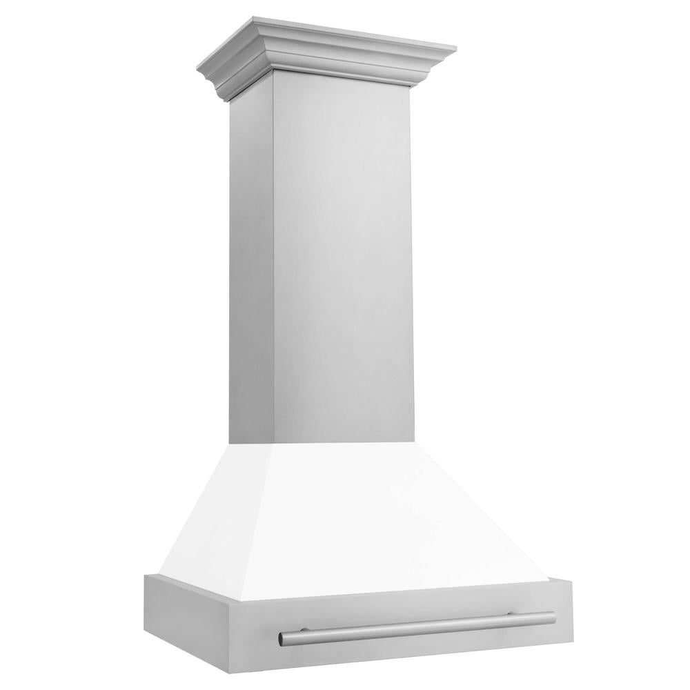 ZLINE 30-inch range hood in white matte 8654STX-WM-30