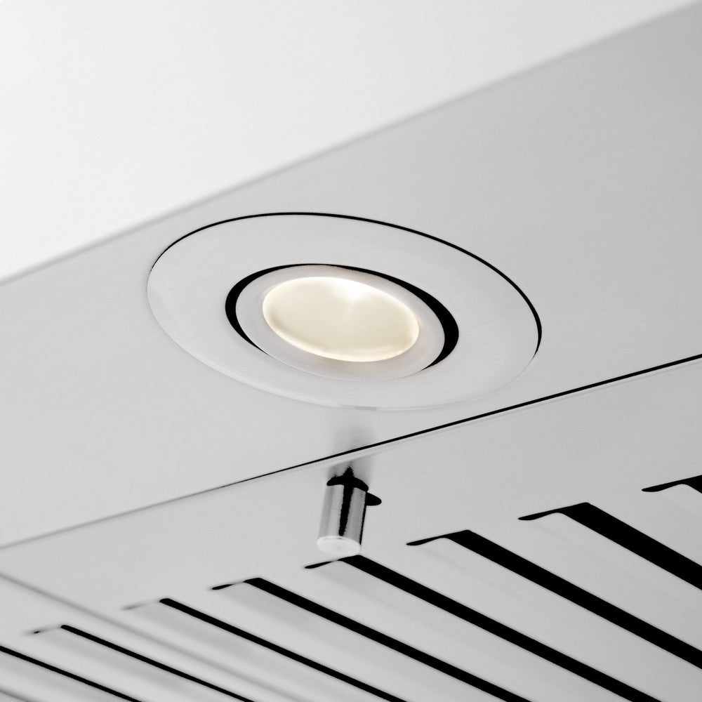 ZLINE Convertible Vent 48-inch range hood in stainless steel KECRN-48, detail