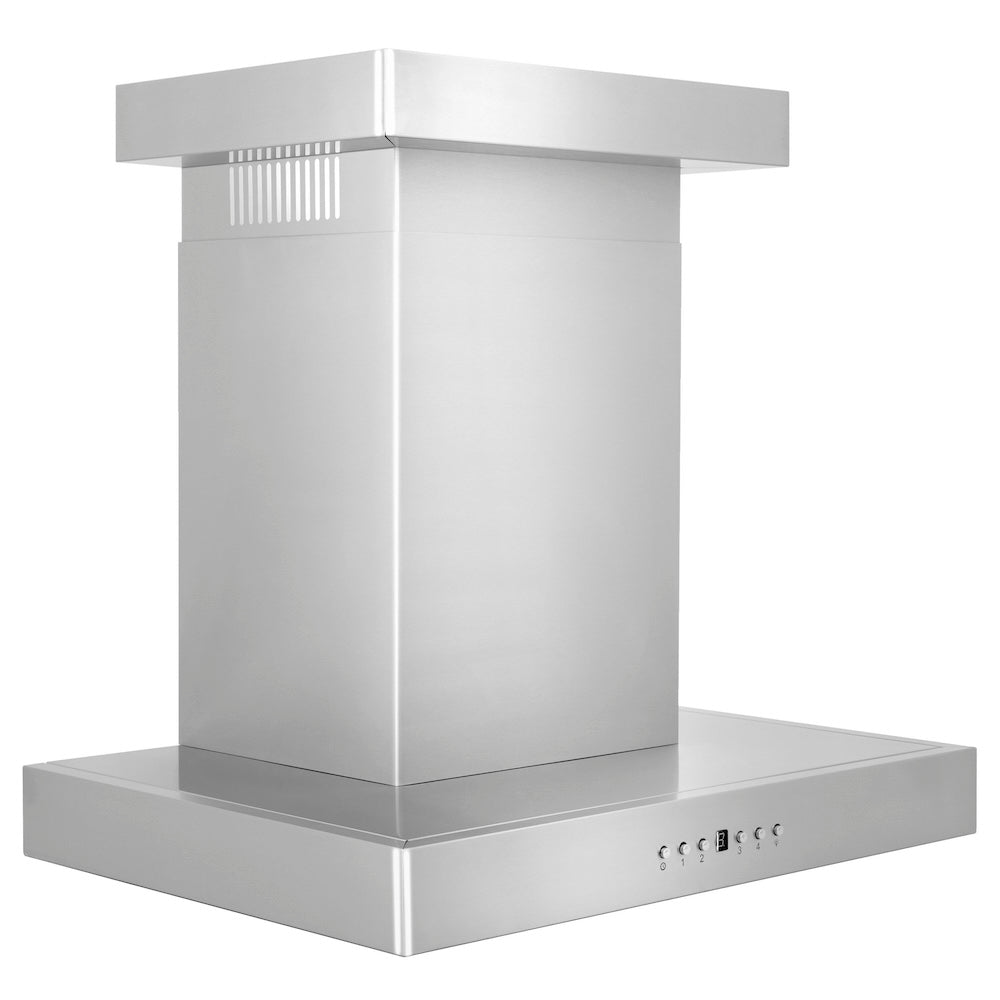 ZLINE Convertible Vent 24-inch range hood in stainless steel KECRN-24, from above