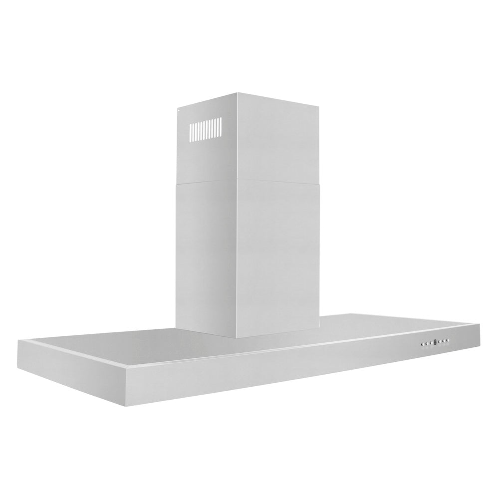 ZLINE Convertible Vent 48-inch range hood in stainless steel KE-48, side view