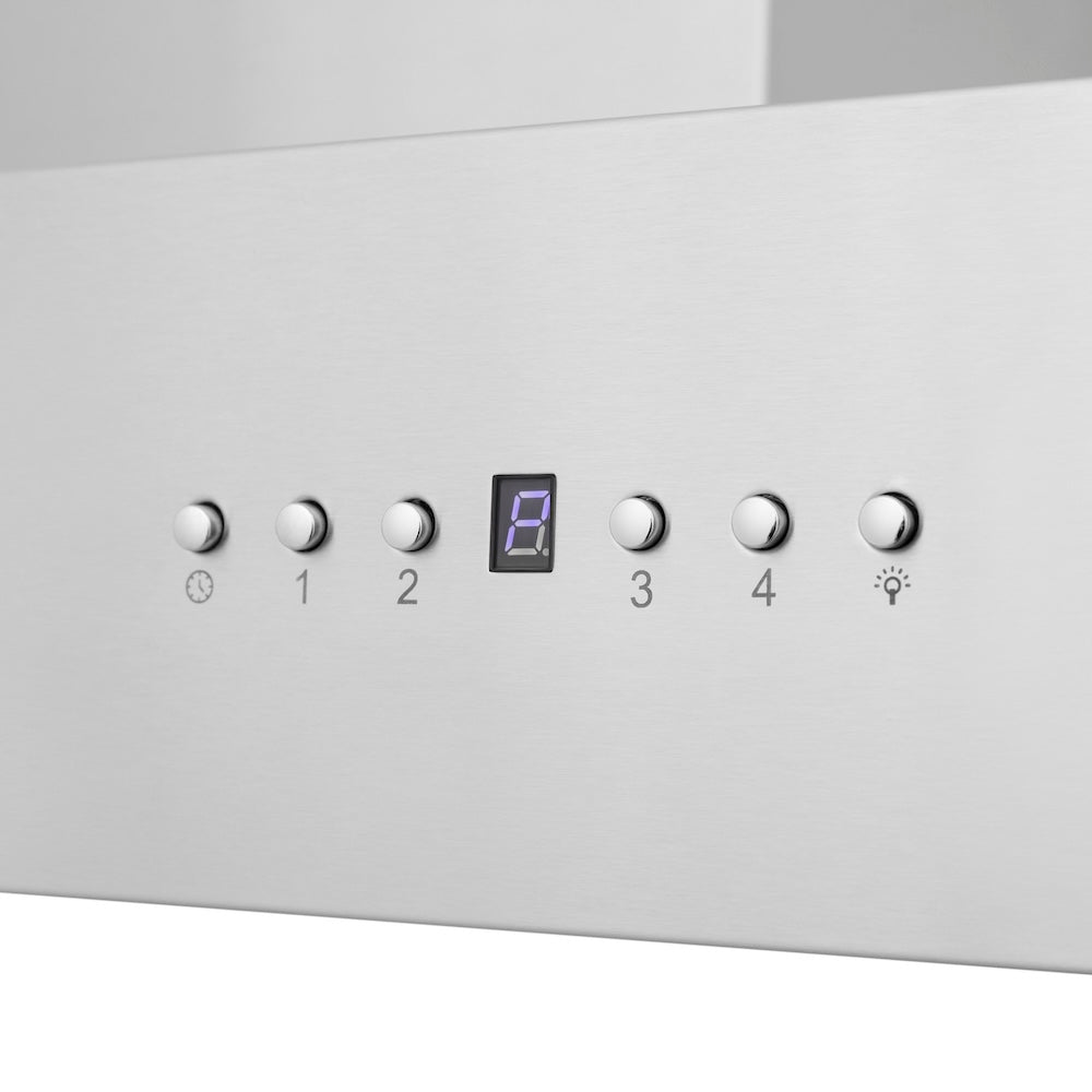 ZLINE Professional 30-inch range hood in stainless steel KECOM-30, detail