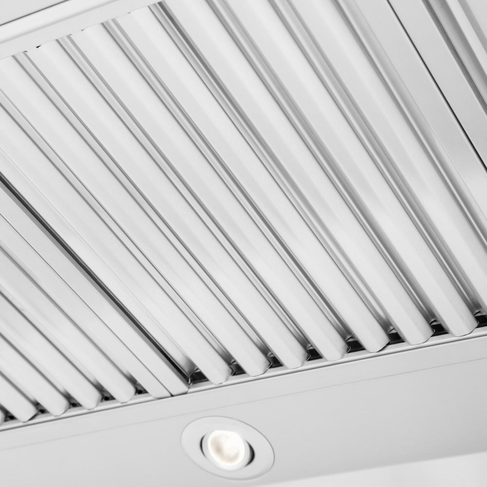 ZLINE Professional 48-inch range hood in stainless steel KECOM-48, detail