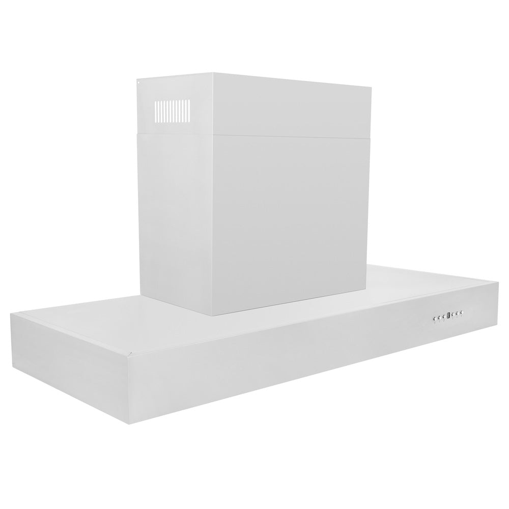 ZLINE Professional 48-inch range hood in stainless steel KECOM-48, side view