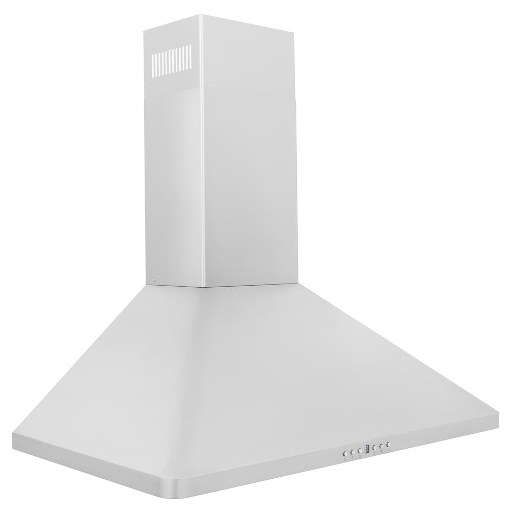 ZLINE Convertible Vent 30-inch range hood in stainless steel KF1-30, side view
