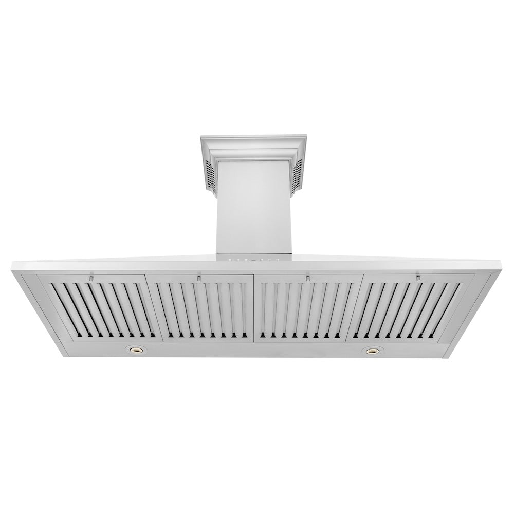 ZLINE CrownSound 48-inch range hood in stainless steel KL2CRN-BT-48, front view