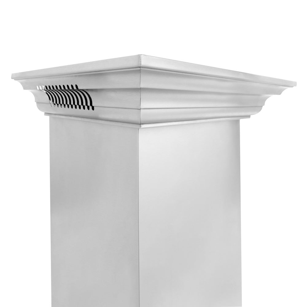 ZLINE CrownSound 30-inch range hood in stainless steel KZCRN-BT-30, view 4