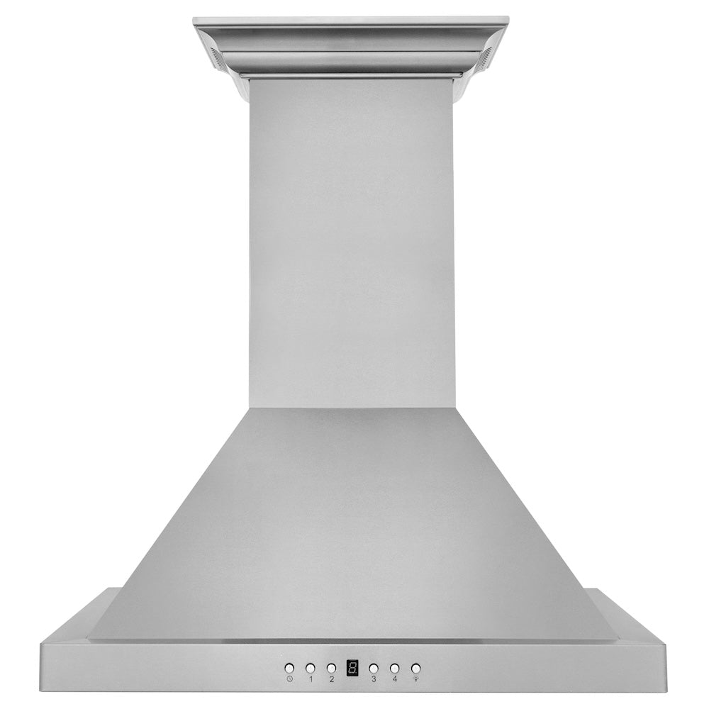 ZLINE CrownSound 24-inch range hood in stainless steel KBCRN-BT-24, front view