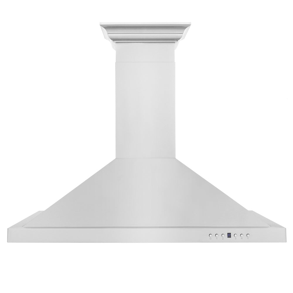 ZLINE Convertible Vent 36-inch range hood in stainless steel KBCRN-36, front view