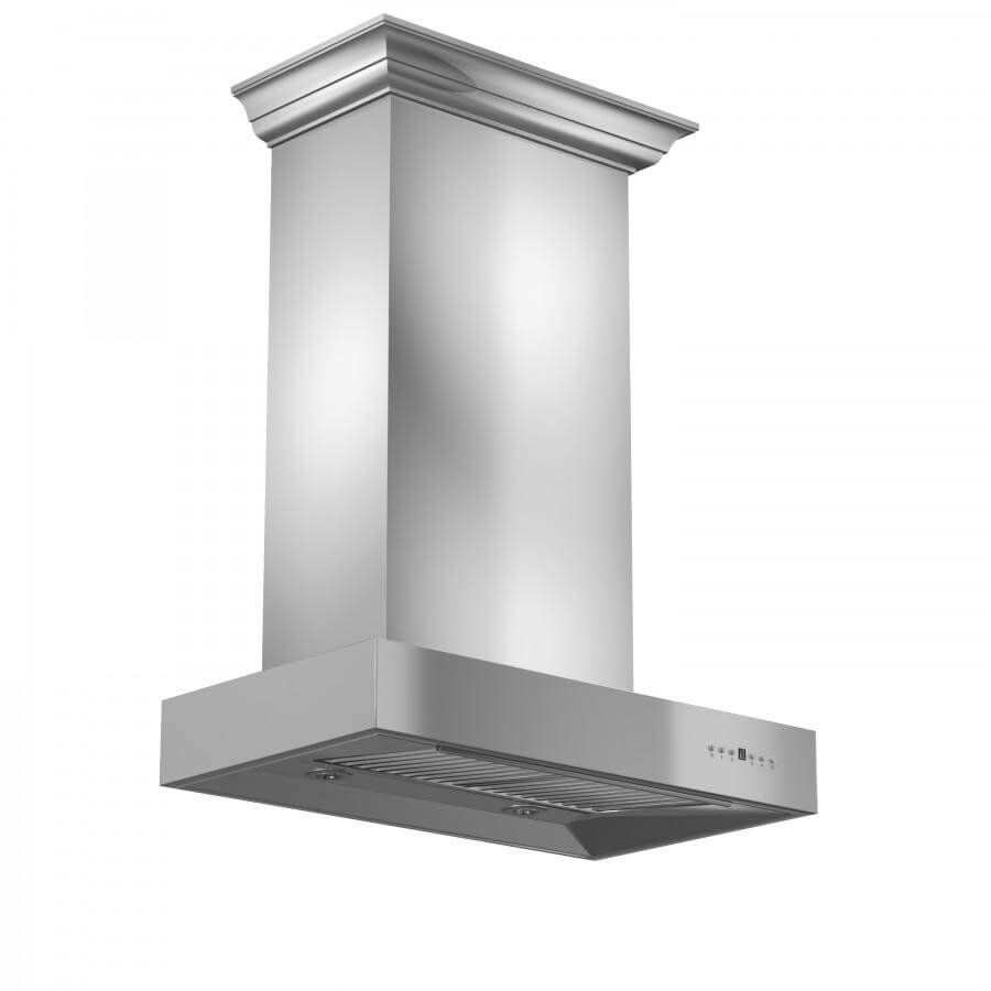 ZLINE Professional 30-inch range hood in stainless steel KECOMCRN-30, view 4