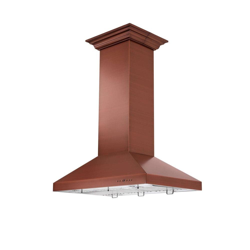 ZLINE Designer 36-inch range hood in copper 8KL3IC-36, view 6