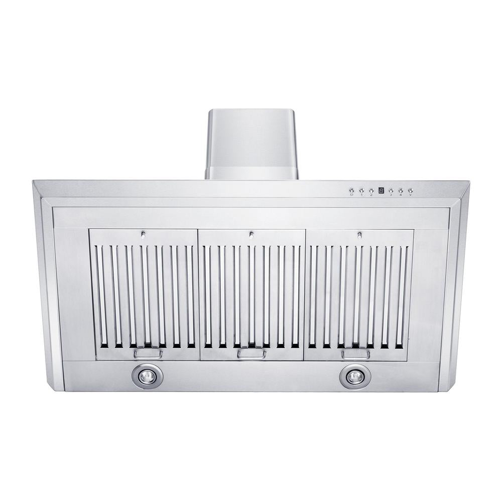 ZLINE Convertible Vent 36-inch range hood in stainless steel KF-36, view 5