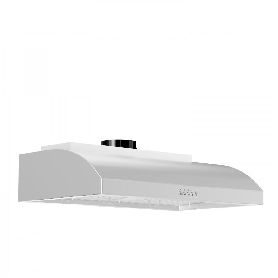 ZLINE 30-inch range hood in stainless steel 627-30, view 3
