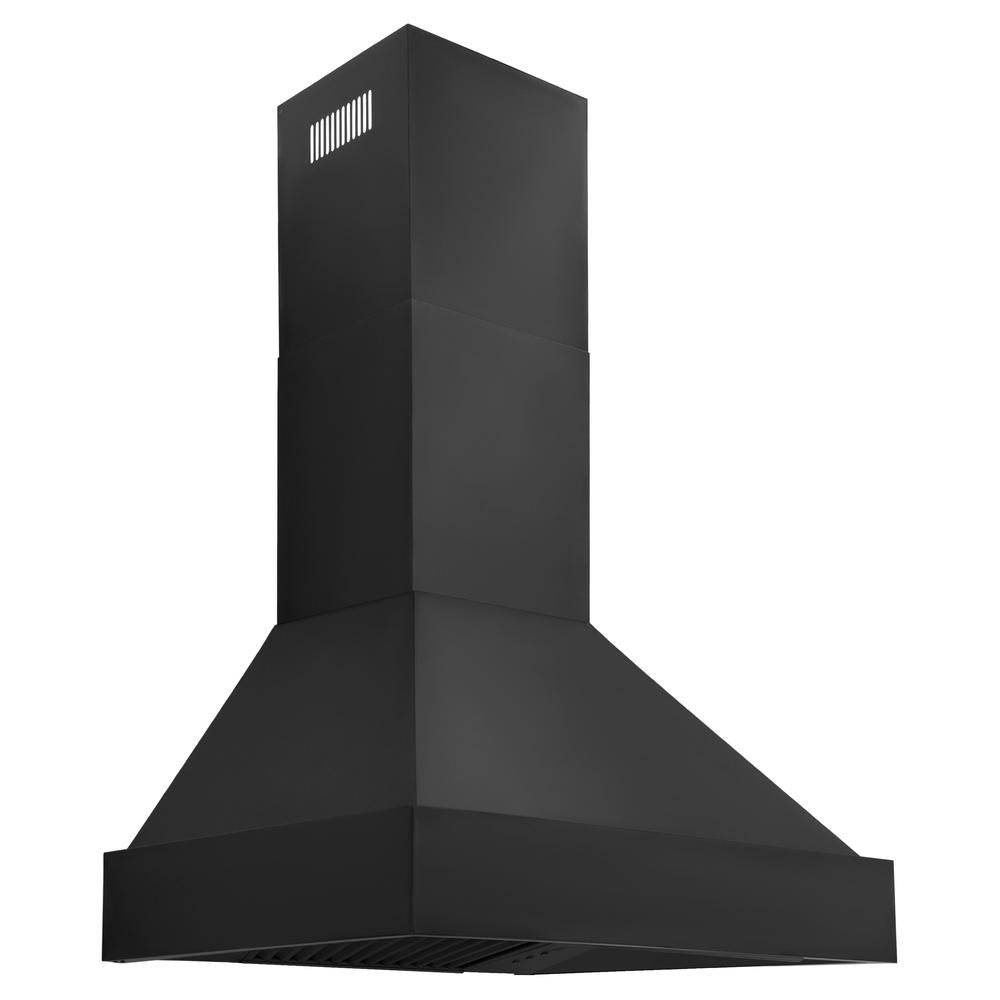 ZLINE Convertible Vent 30-inch range hood in black stainless steel BS655N-30