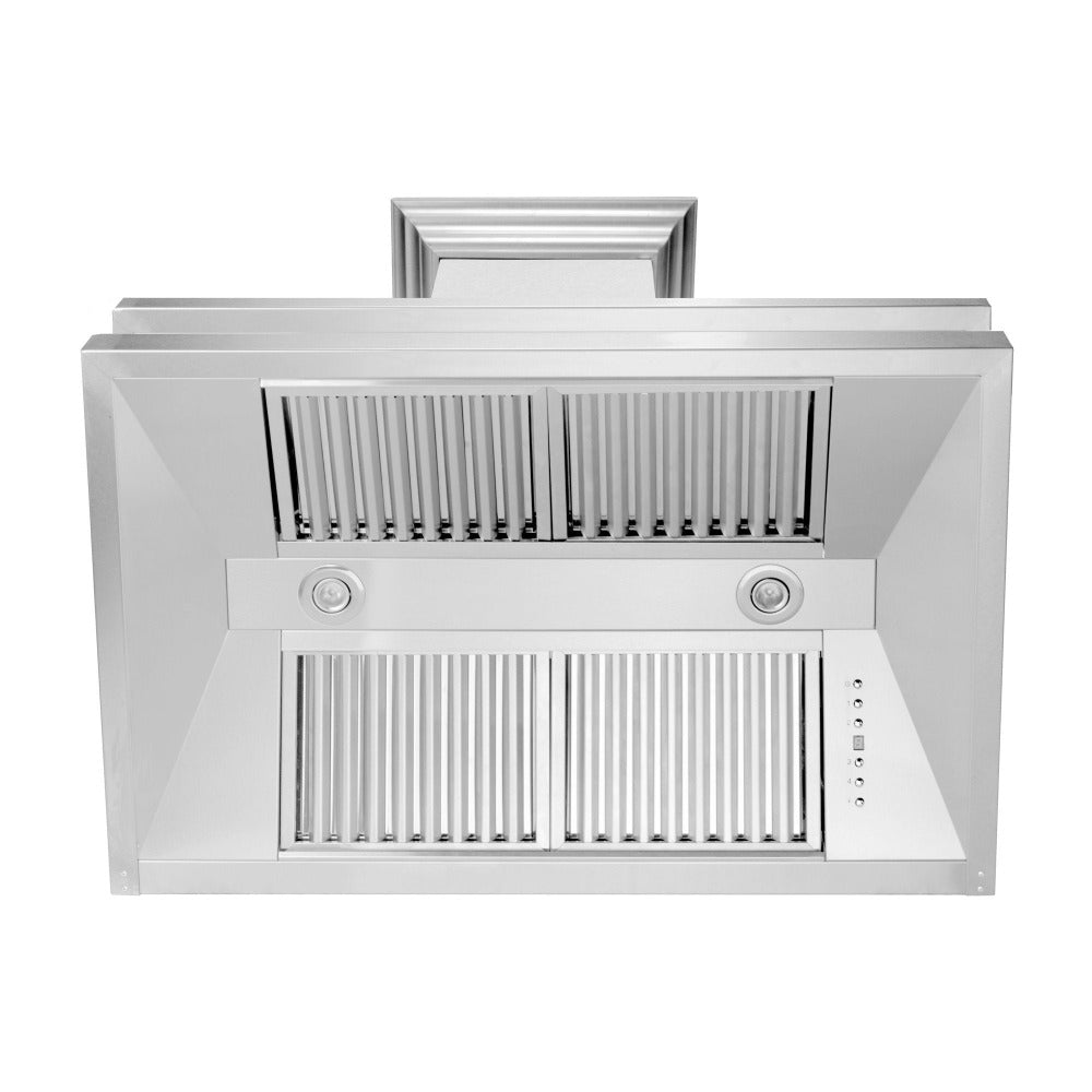 ZLINE Designer 48-inch range hood in satin stainless steel 8656S-48, view 6