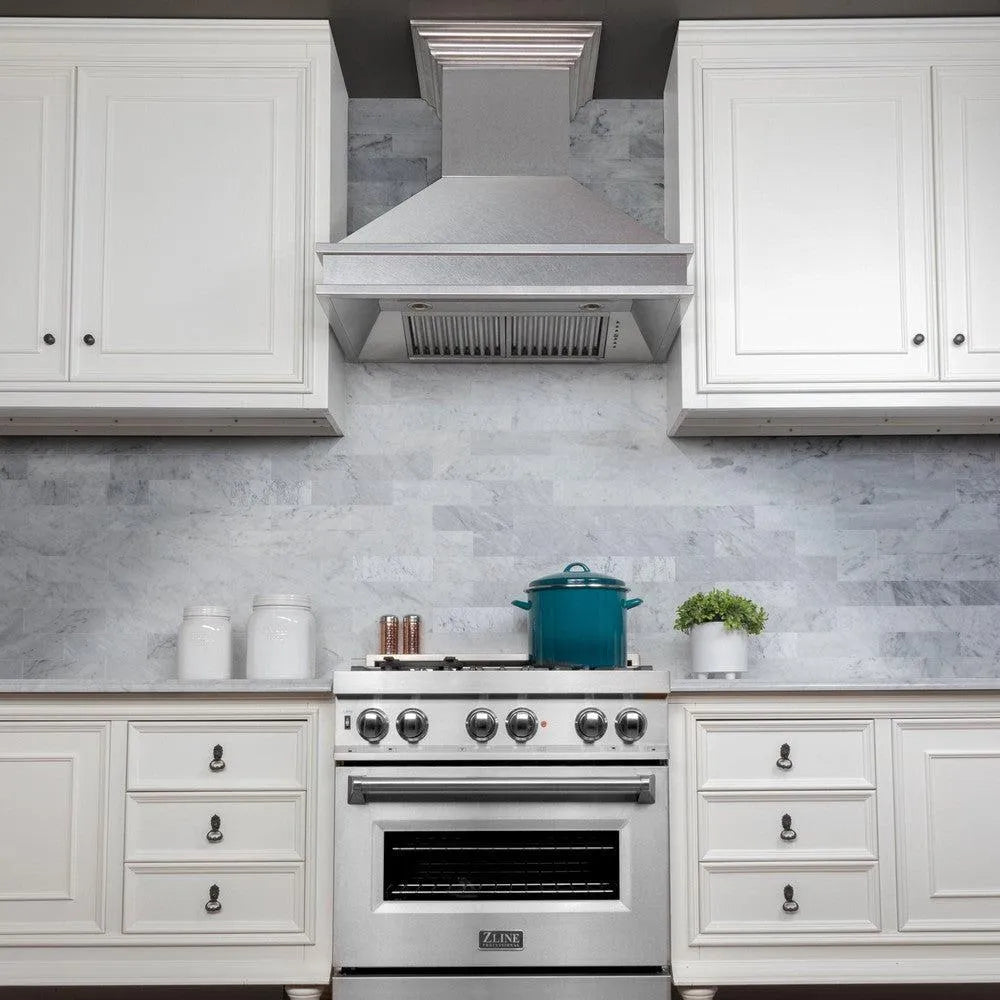 ZLINE Designer 48-inch range hood in satin stainless steel 8656S-48, view 7