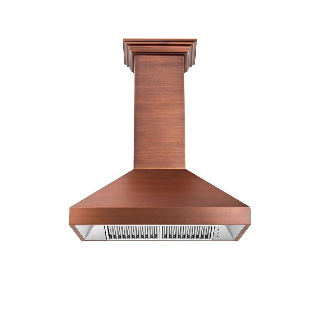 ZLINE Designer 48-inch range hood in copper 8667C-48, view 7