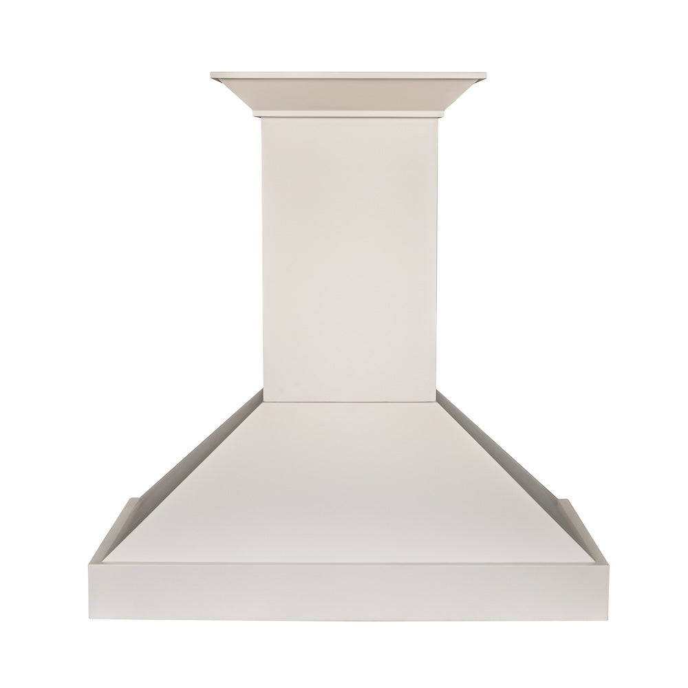 ZLINE Wooden 30-inch range hood in cottage white KBTT-30, front view