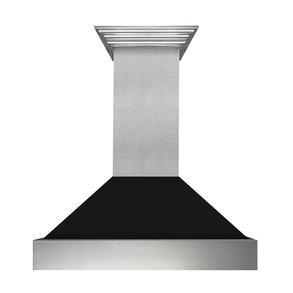 ZLINE 48-inch range hood in satin stainless steel 8654BLM-48, view 3