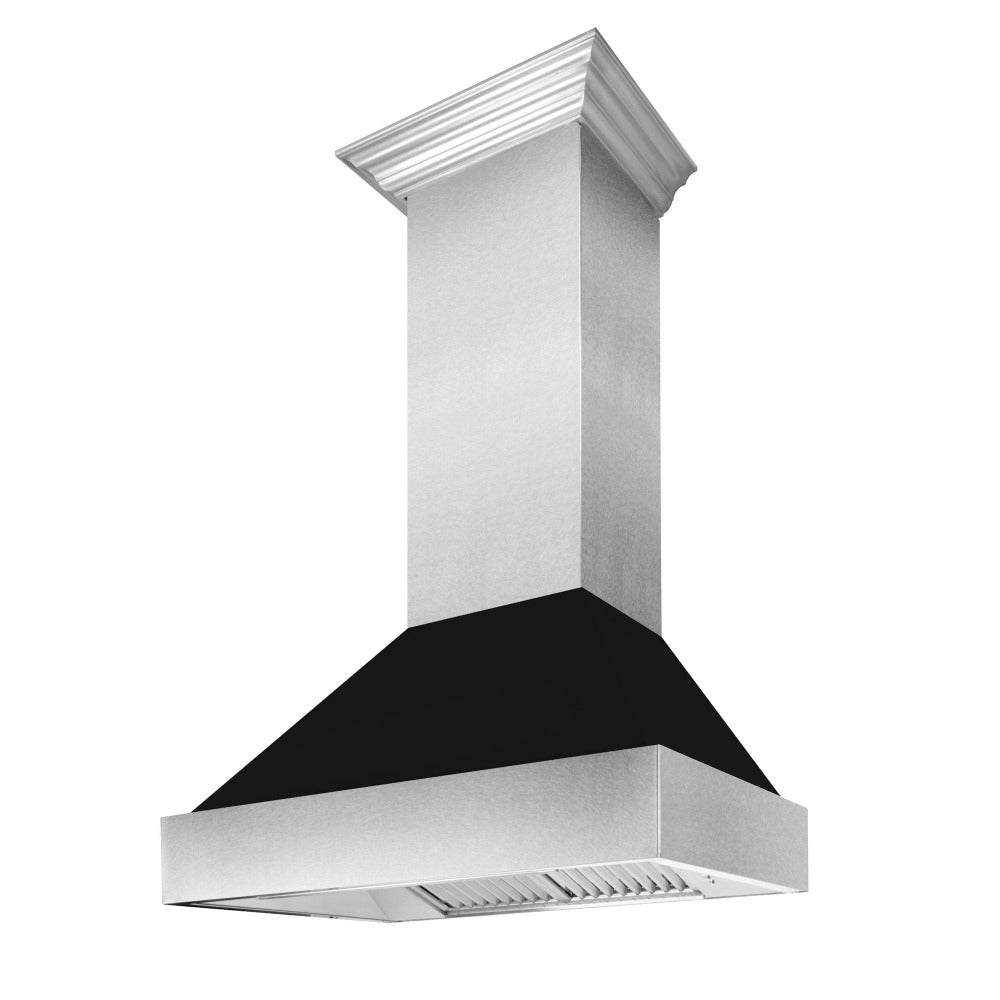 ZLINE 48-inch range hood in satin stainless steel 8654BLM-48
