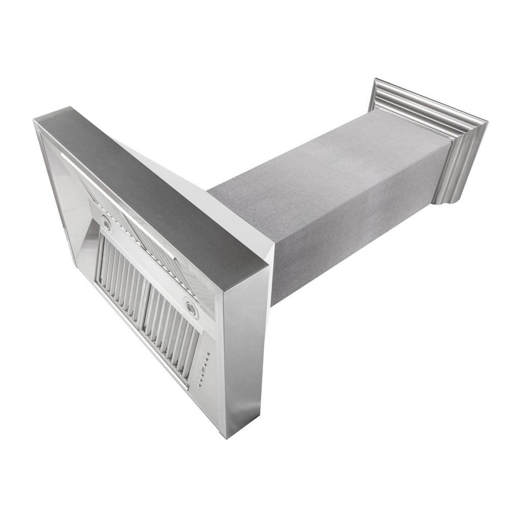 ZLINE 30-inch range hood in satin stainless steel 8654WM-30, view 5