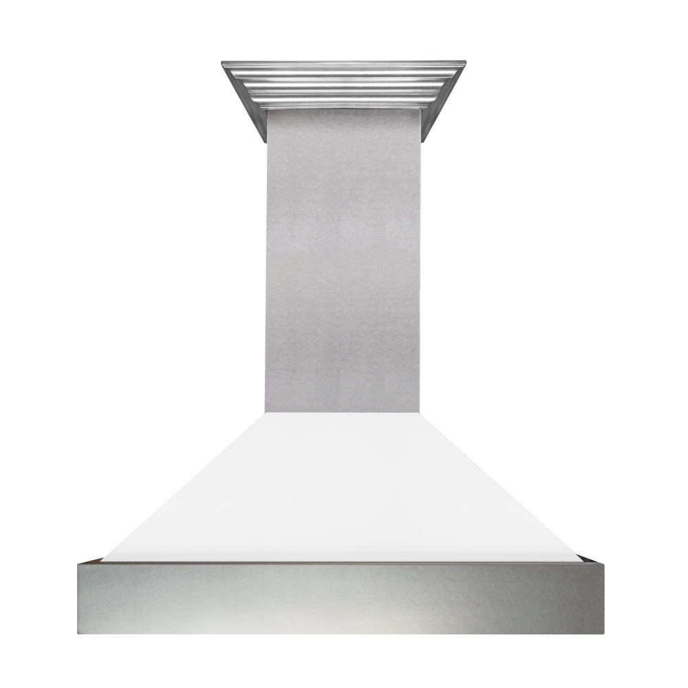 ZLINE 48-inch range hood in satin stainless steel 8654WM-48, view 4