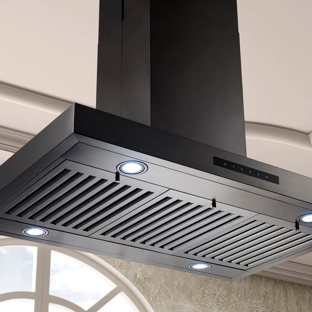 ZLINE 30-inch range hood in black stainless steel BSKE2IN-30, view 6