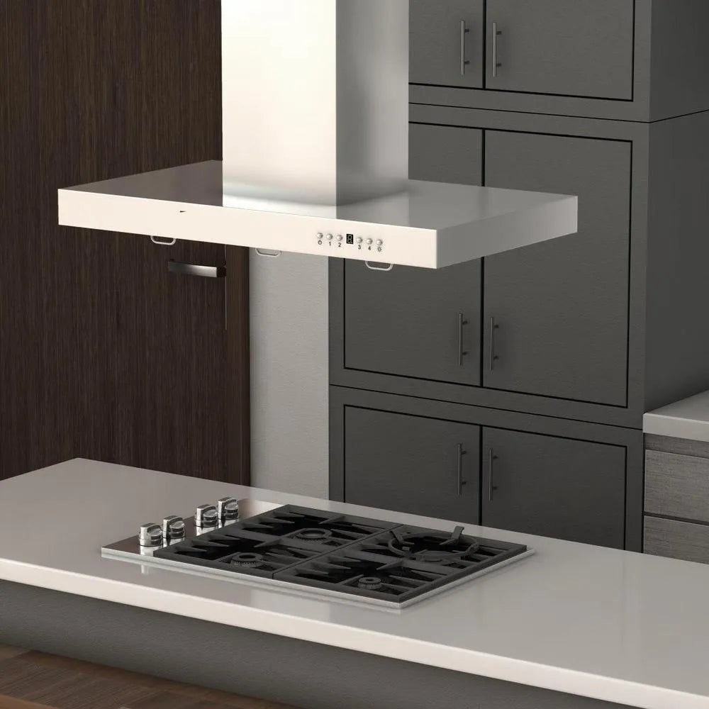 ZLINE Convertible Vent 30-inch range hood in stainless steel KE2I-30, view 2