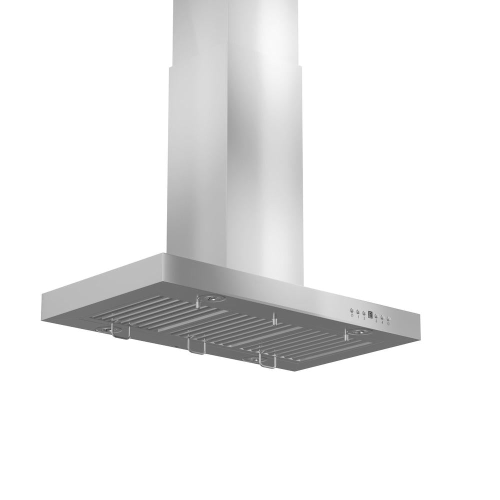 ZLINE Convertible Vent 36-inch range hood in stainless steel KE2I-36, view 3