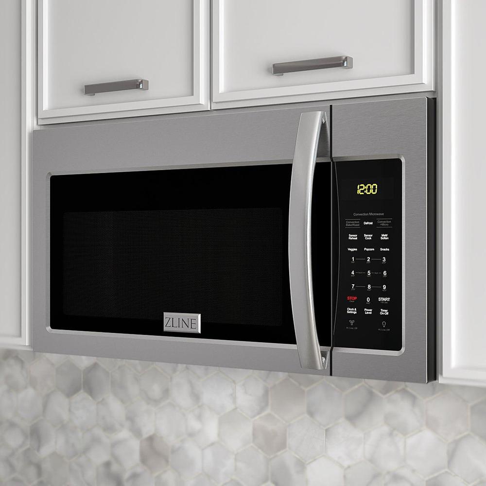 ZLINE 30-inch microwave in stainless steel MWO-OTR-30, view 4