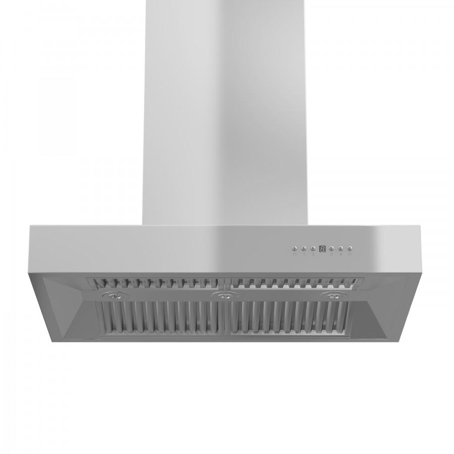 ZLINE Professional 60-inch range hood in stainless steel KECOMI-60, view 3