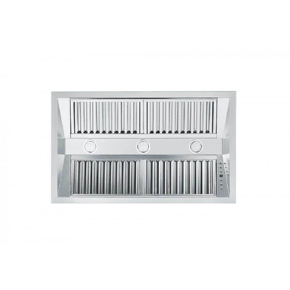 ZLINE 28-inch range hood in stainless steel 721I-28, view 4