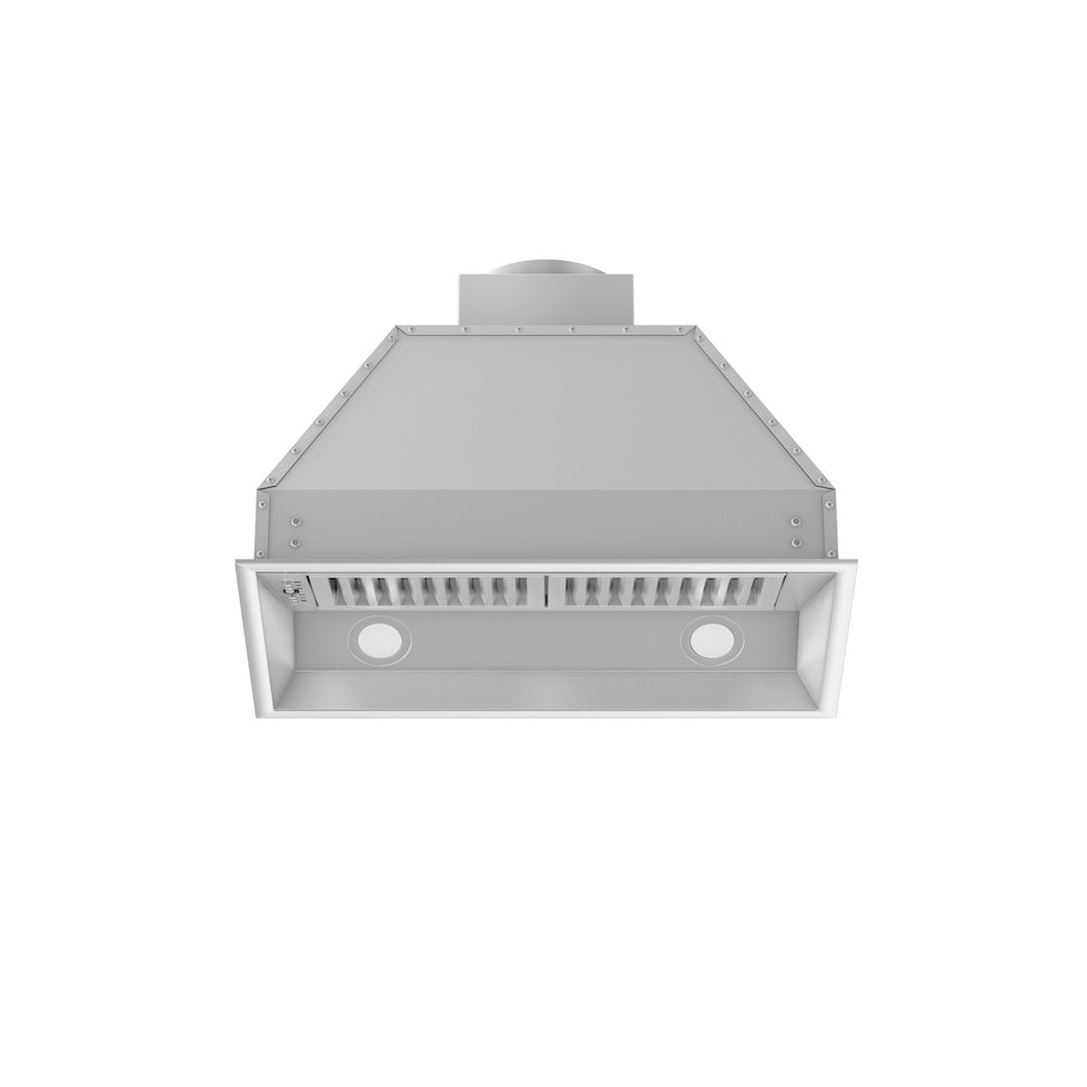 ZLINE 28-inch range hood in stainless steel 695-28, view 2