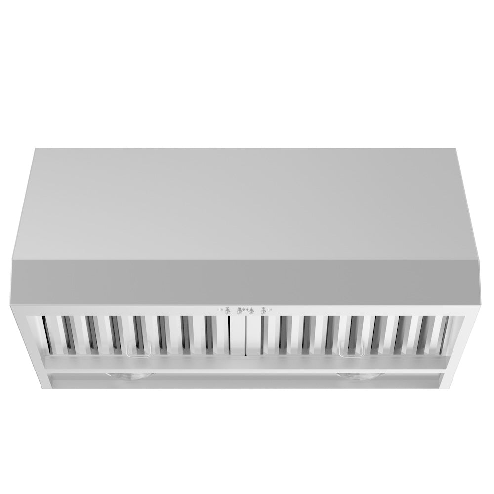 ZLINE Convertible Vent 36-inch range hood in stainless steel 523-36, view 3