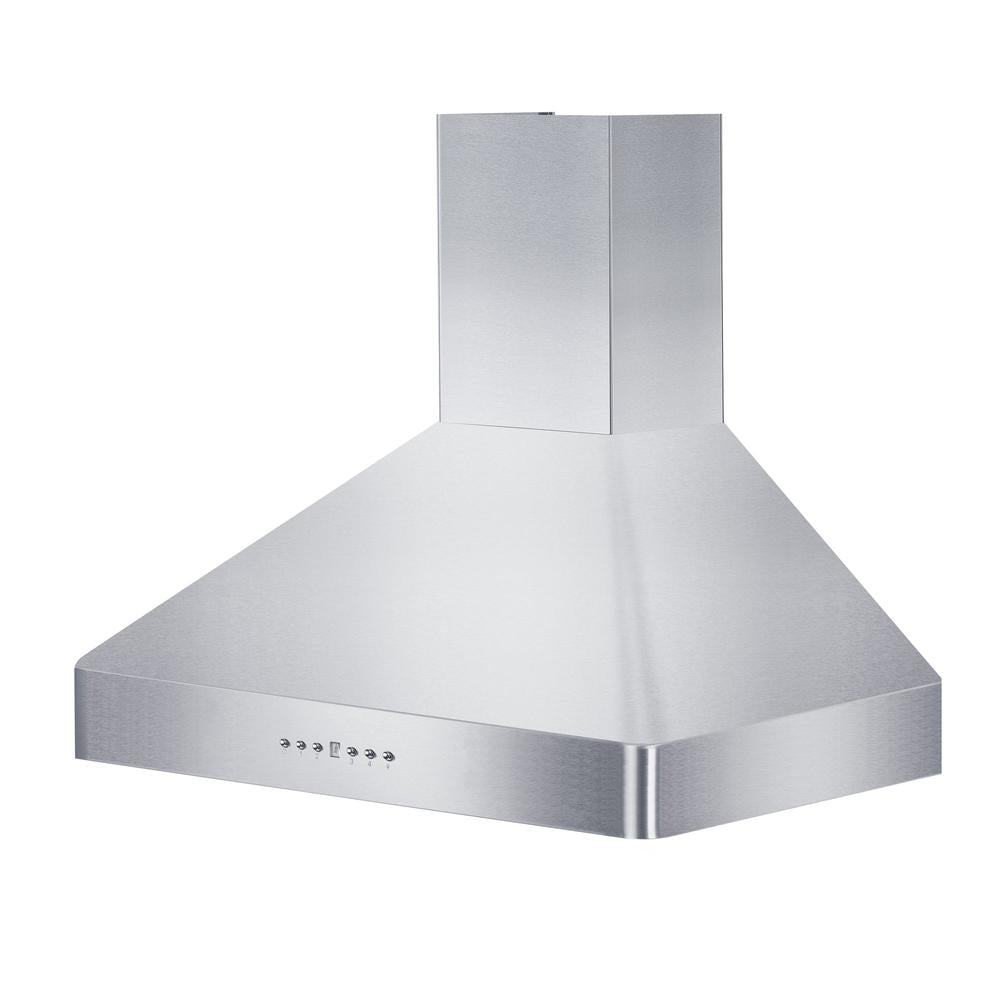 ZLINE Convertible Vent 30-inch range hood in stainless steel KF2-30, view 3