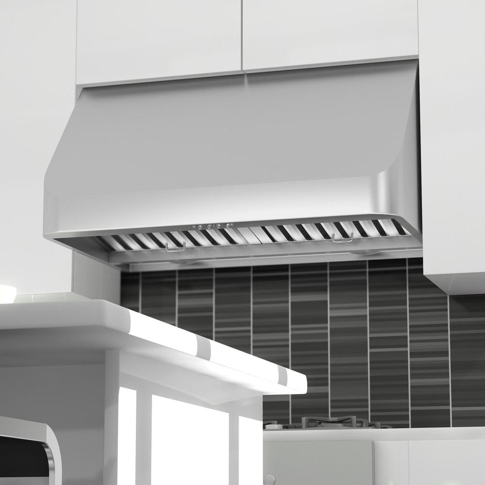 ZLINE Convertible Vent 60-inch range hood in stainless steel 520-60, view 2