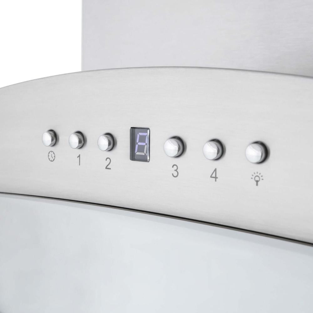 ZLINE Convertible Vent 36-inch range hood in stainless steel KN-36, view 7