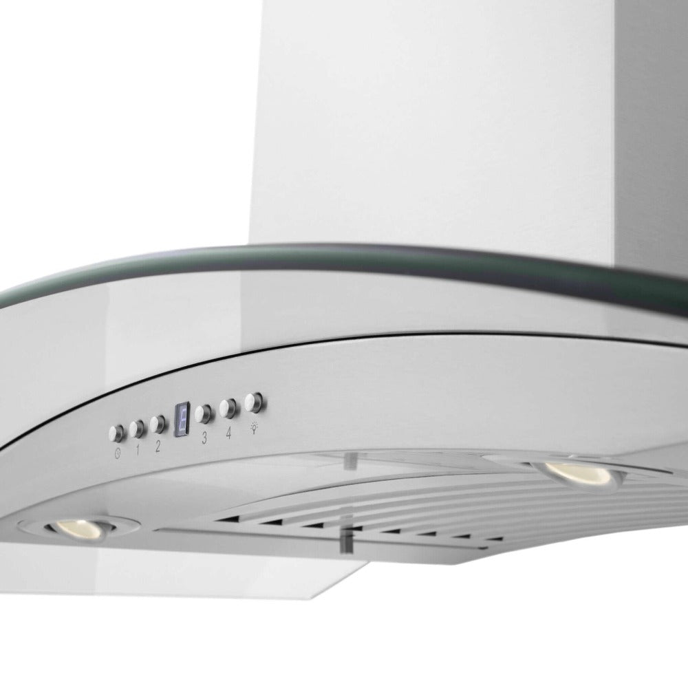 ZLINE Convertible Vent 36-inch range hood in stainless steel KN4-36, view 6