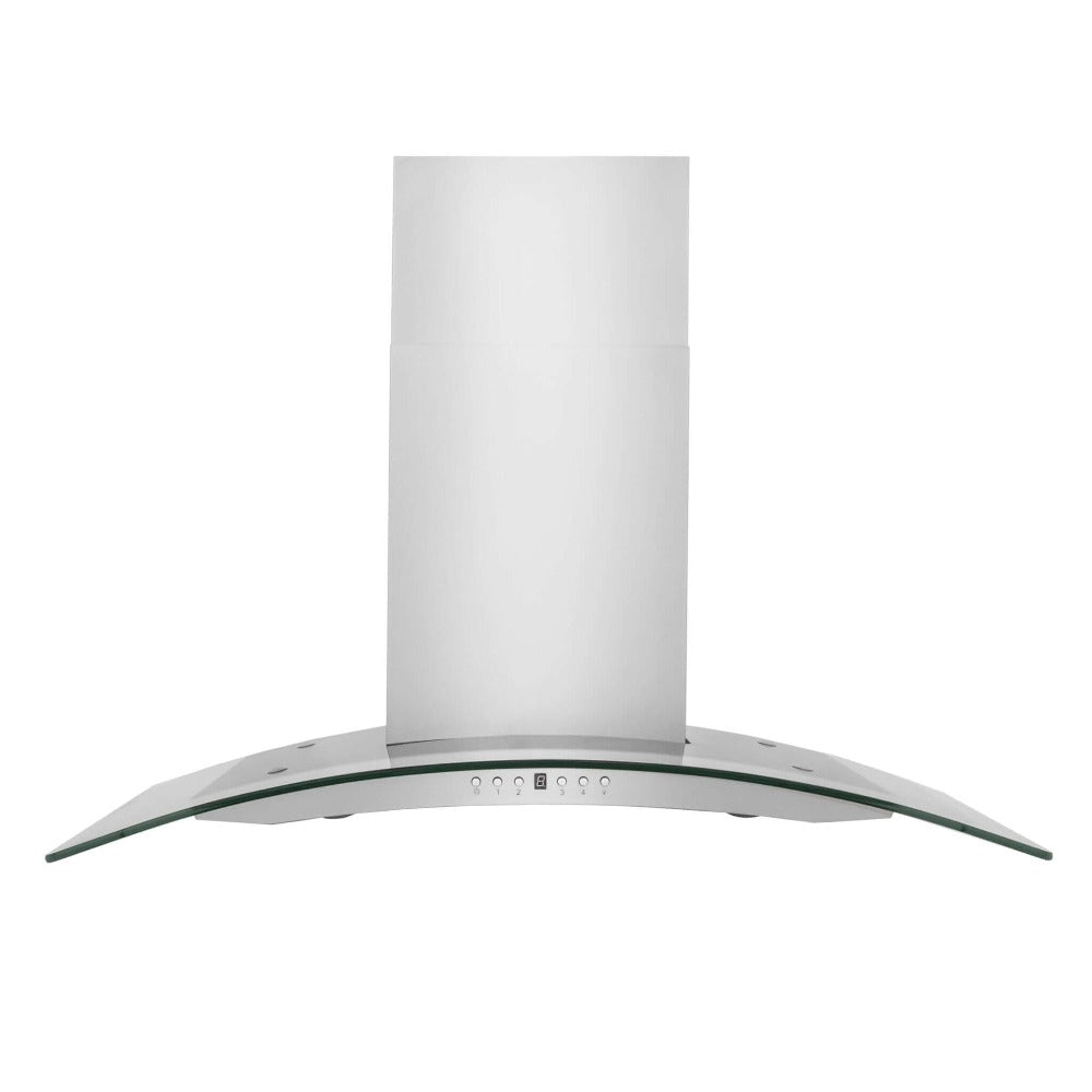 ZLINE Convertible Vent 36-inch range hood in stainless steel KN4-36, view 4