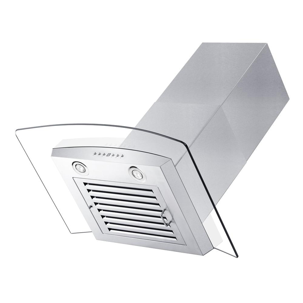 ZLINE Convertible Vent 30-inch range hood in stainless steel KZCRN-30, view 3