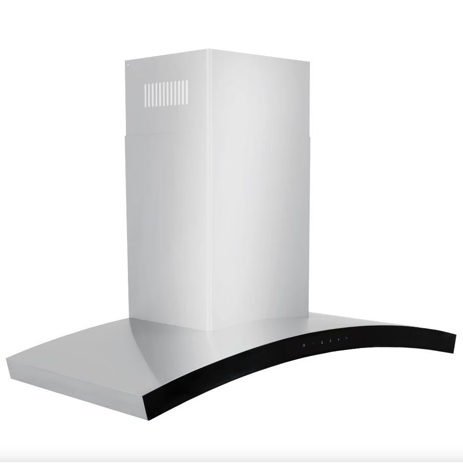 ZLINE Convertible Vent 30-inch range hood in stainless steel KN6-30, view 4