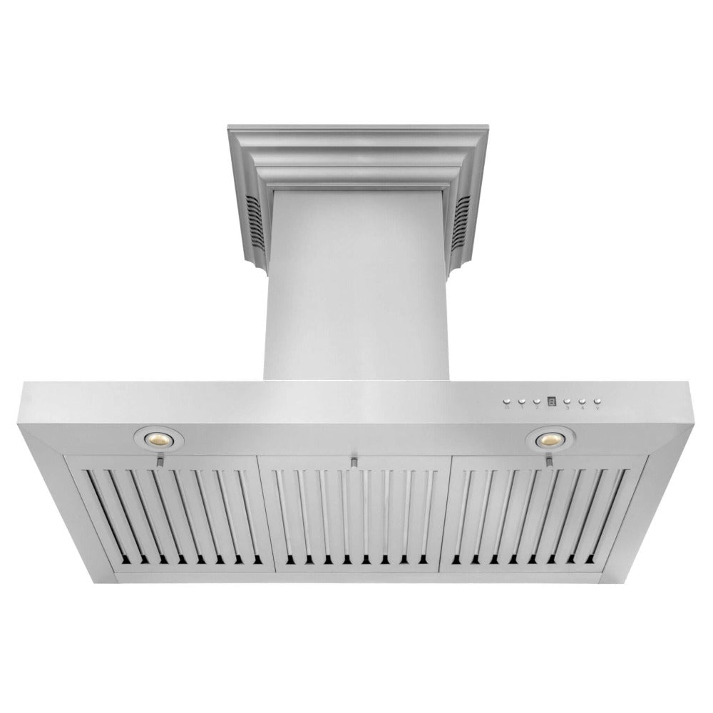 ZLINE CrownSound 30-inch range hood in stainless steel KECRN-BT-30, view 5