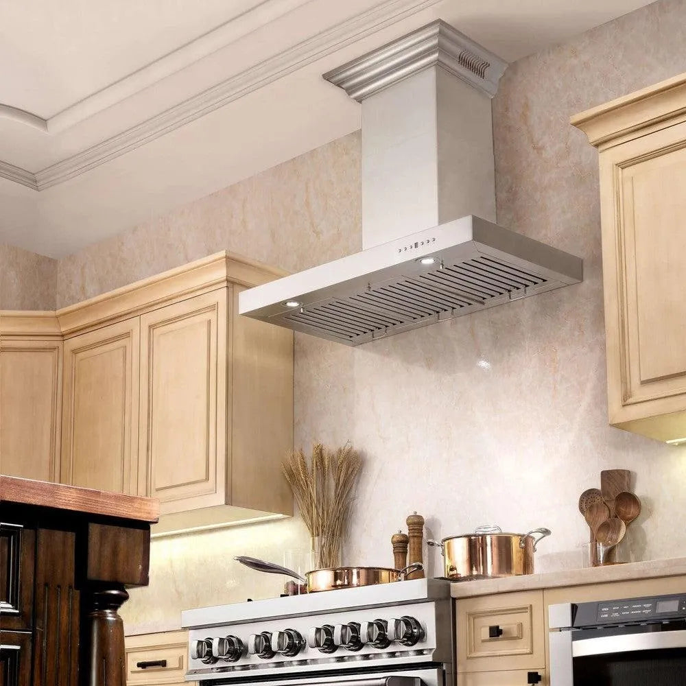 ZLINE CrownSound 24-inch range hood in stainless steel KECRN-BT-24, view 2