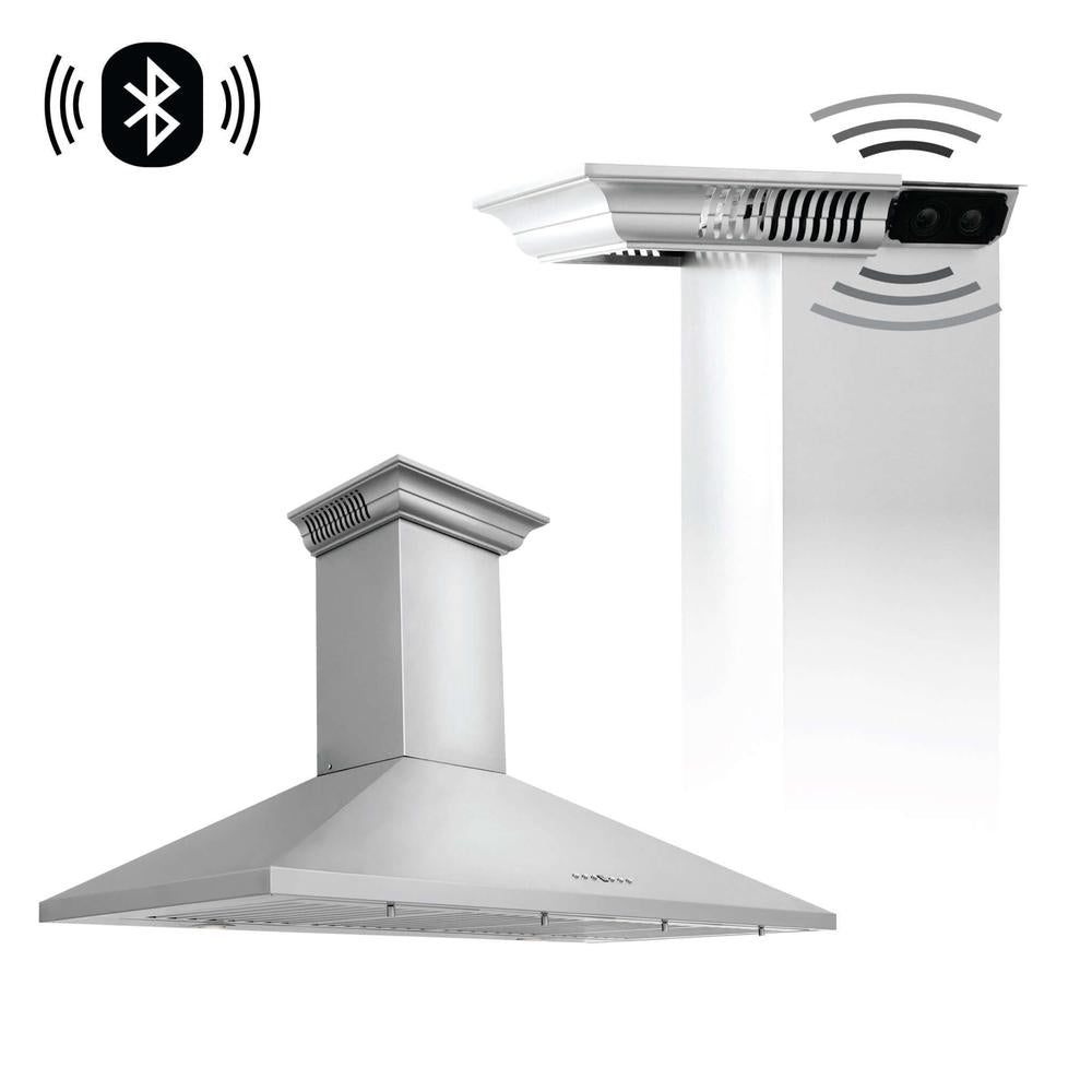 ZLINE CrownSound 30-inch range hood in stainless steel KL2CRN-BT-30