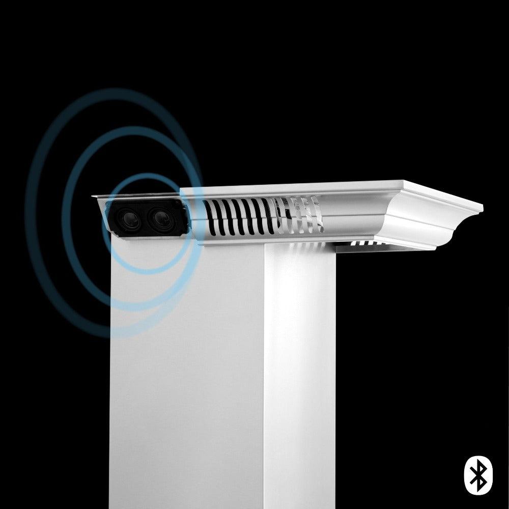 ZLINE CrownSound 36-inch range hood in stainless steel KL3CRN-BT-36, view 3