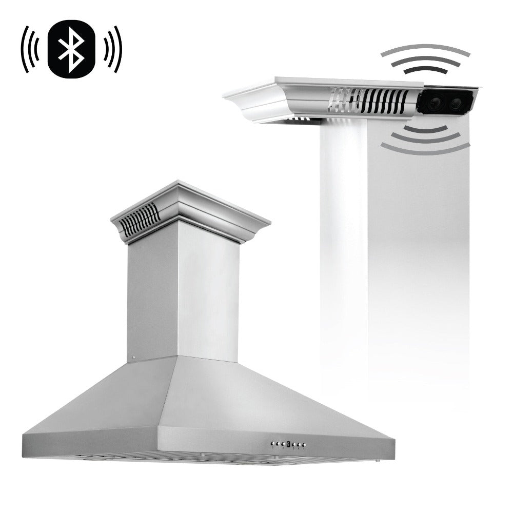 ZLINE CrownSound 36-inch range hood in stainless steel KL3CRN-BT-36